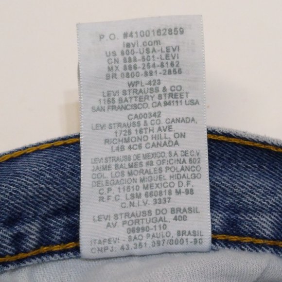 Levi's 550 Relaxed Fit Vintage Jeans 36x28 Red Tag Top Button #4460 EUC - Picture 7 of 7